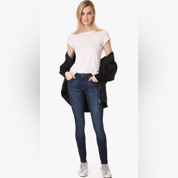 DL1961 Women's Danny Mid Rise Super Model Skinny Pulse - Size 26 - Picture 4 of 9